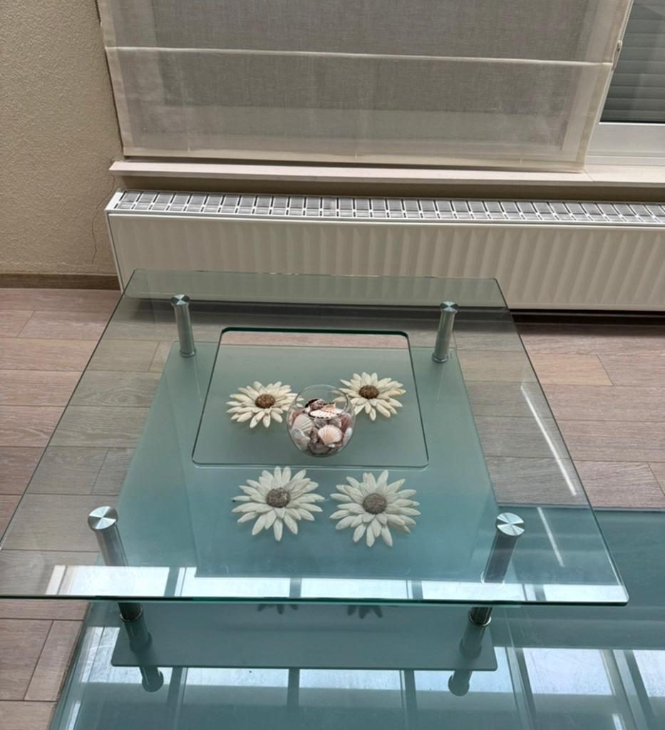 Glazen salontafel, Enlèvement, Comme neuf