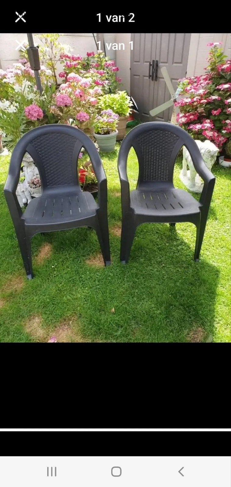 8 mooi tuinstoelen, Tuin en Terras, Ophalen