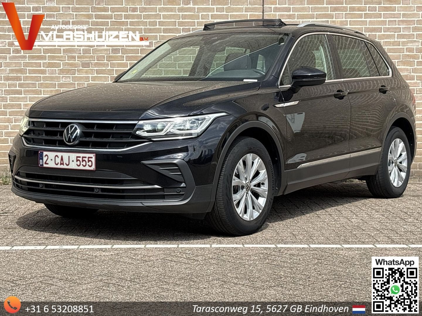 Volkswagen Tiguan 2.0 TDI Comfortline Business | € 15.500,-, Auto's, Volkswagen, Zwart, Zwart, Bedrijf, SUV of Terreinwagen