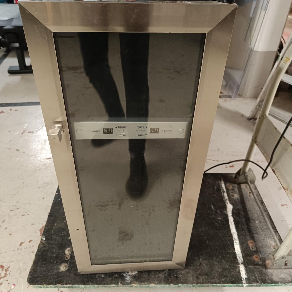 Caso WineDuett 21– Luxe Wijnklimaatkast (21 flessen) 2 Zones, Elektronische apparatuur, Ophalen, Minder dan 75 liter, Zonder vriesvak