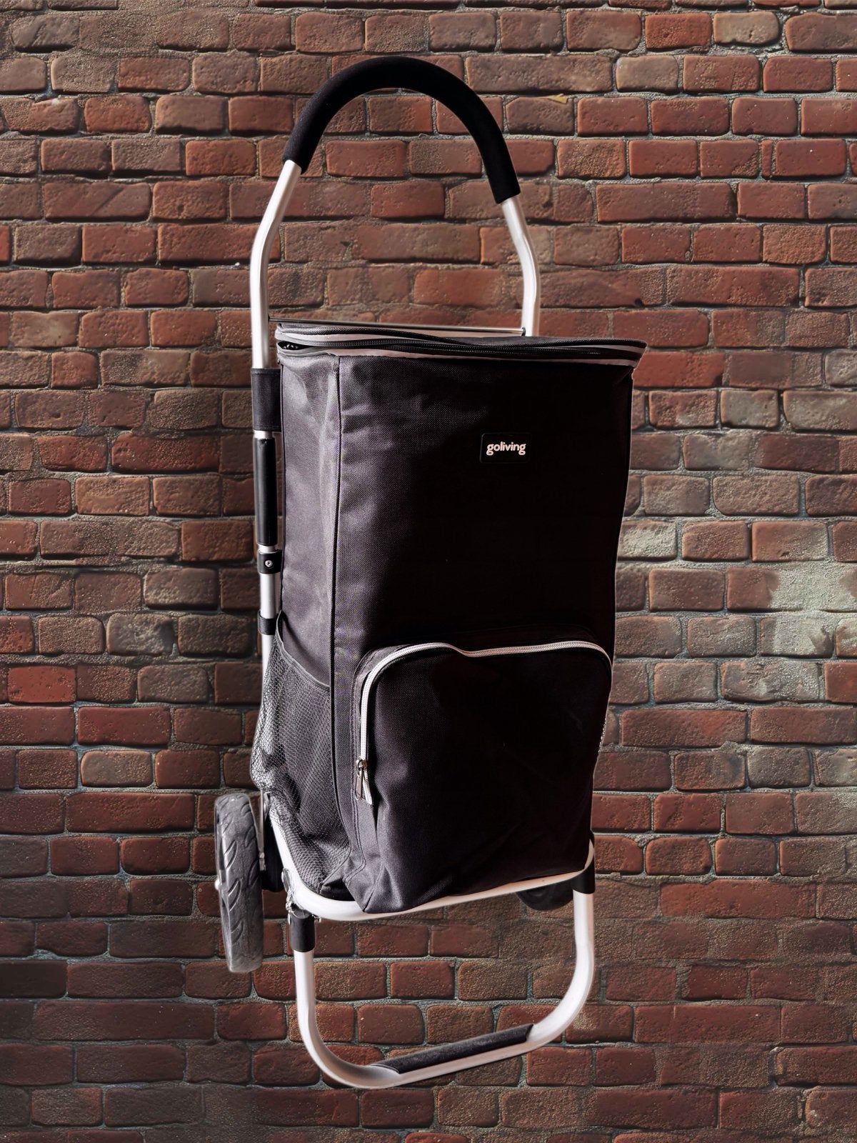 Boodschappentrolley GoLiving zo goed als nieuw, Handtassen en Accessoires, Ophalen, Zo goed als nieuw, Zwart, Wieltjes