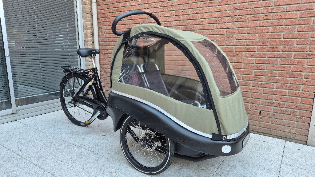 Winther kangaroo luxe (Niet elektrisch), Vélos & Vélomoteurs, Vélos | Vélos avec bac, Utilisé, Autres marques, 2 enfants, Bâche