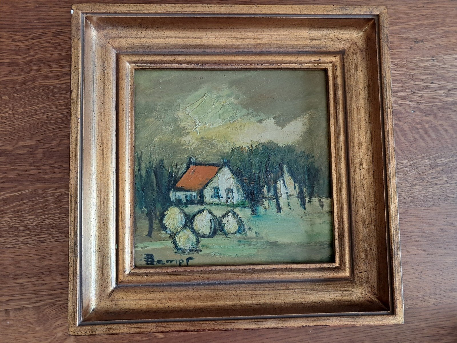 schilderij Bamps Marthe, Ophalen