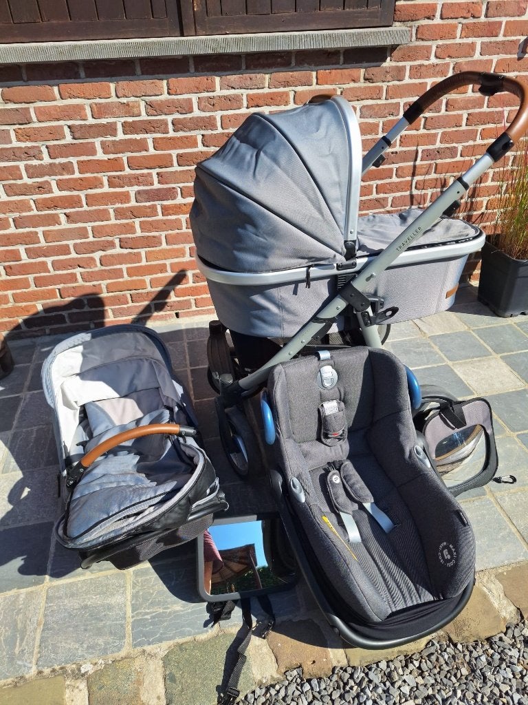 Buggy en maxicosy traveller mutsy, Kinderen en Baby's, Ophalen, Gebruikt, Overige merken, Regenhoes