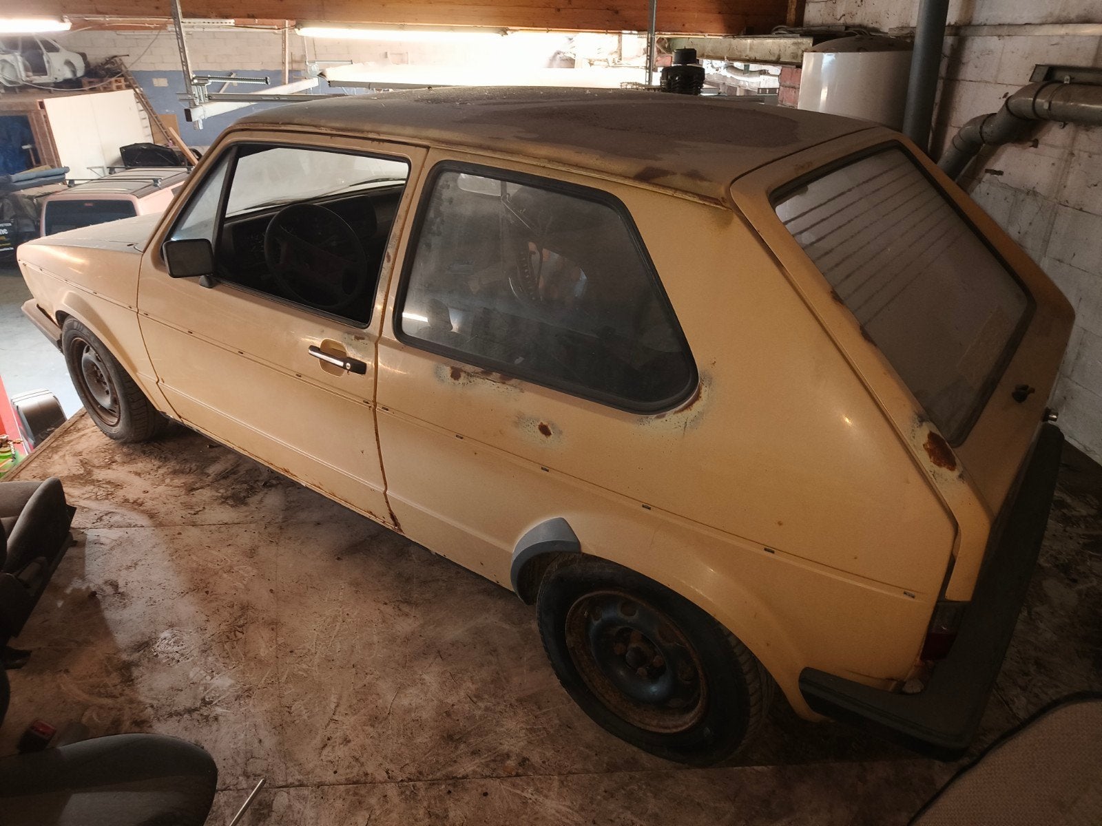 VW golf 1, Ophalen
