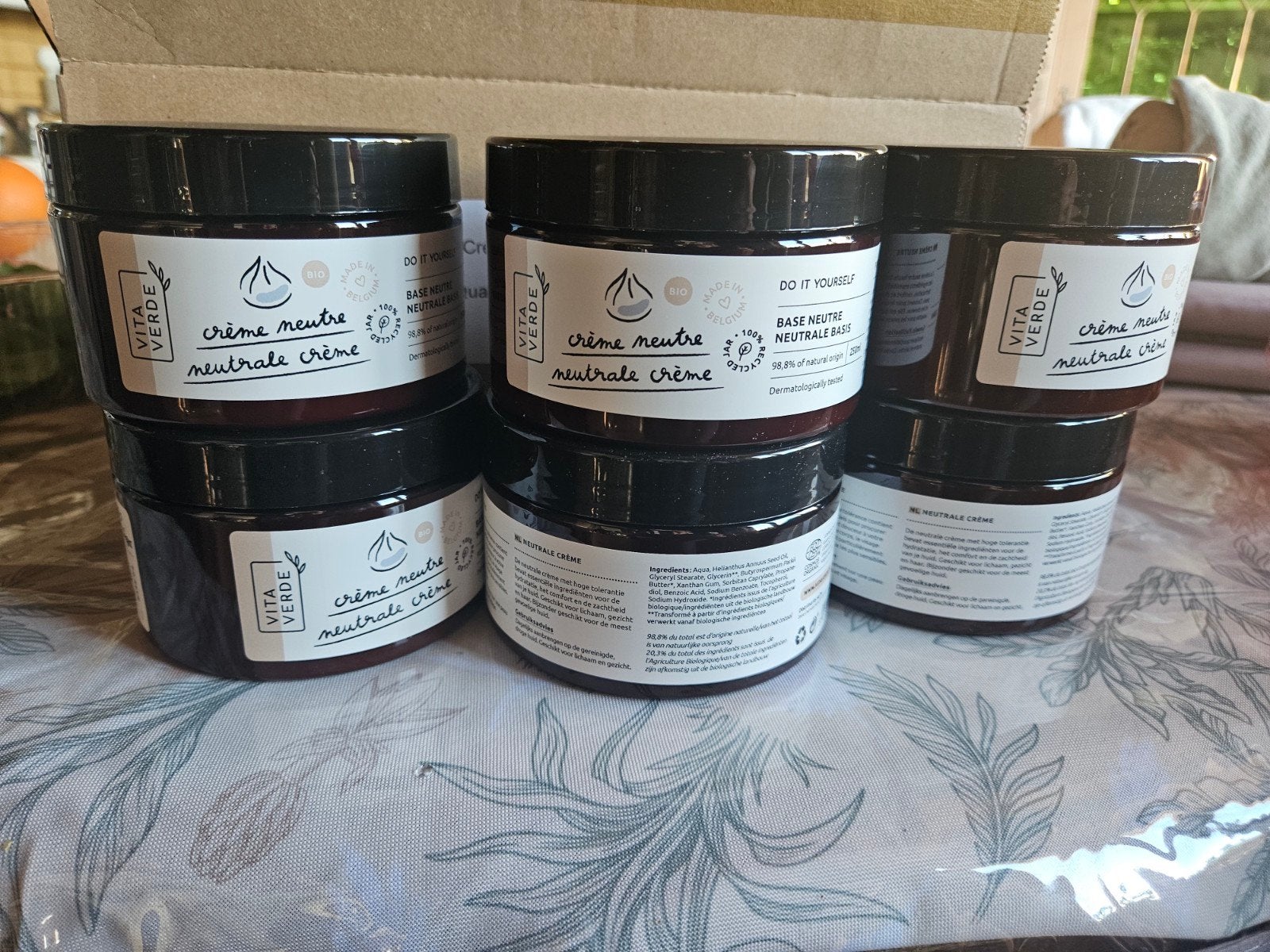 crème neutre ,base neutre lot de 6x250ml vita verde, Bijoux, Sacs & Beauté, Beauté | Cosmétiques & Maquillage, Neuf, Maquillage