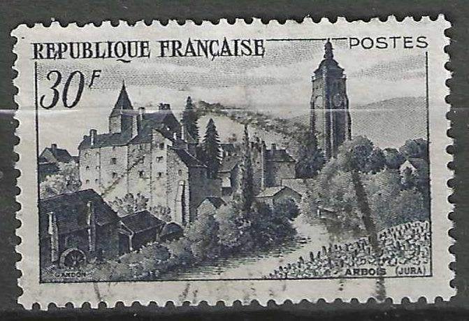 France 1951 - Yvert 905 - Vue d'Arbois (ST), Envoi, Affranchi