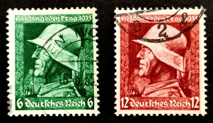 Deutsches Reich: Heldengedenktag 1935, Ophalen of Verzenden, Overige periodes, Gestempeld