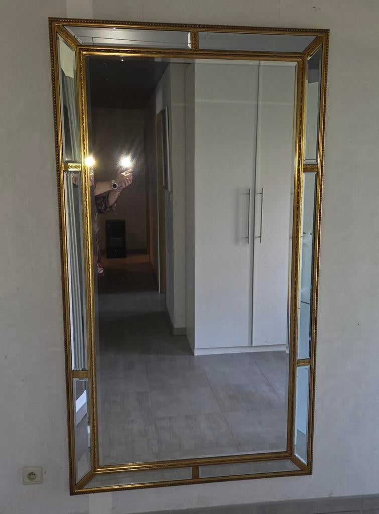 Grote spiegel, Huis en Inrichting, Woonaccessoires | Spiegels, Ophalen, Gebruikt, 100 tot 125 cm, 150 tot 200 cm