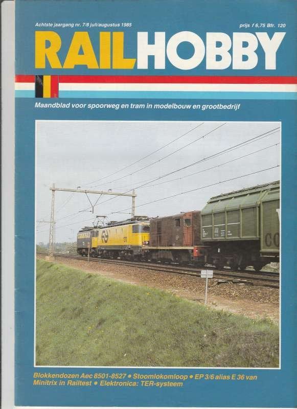 Rail Hobby nr 7/8 juli-augustus 1985, Hobby en Vrije tijd, Modeltreinen | H0, Ophalen of Verzenden, Nieuw, Boek, Tijdschrift of Catalogus