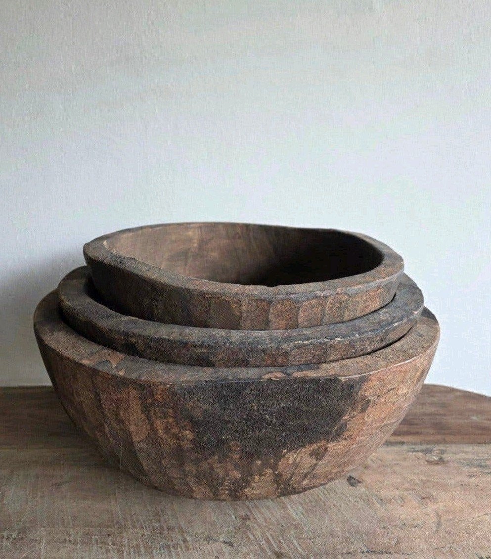 Aura Peeperkorn schalen, Ophalen of Verzenden, Hout, Schaal