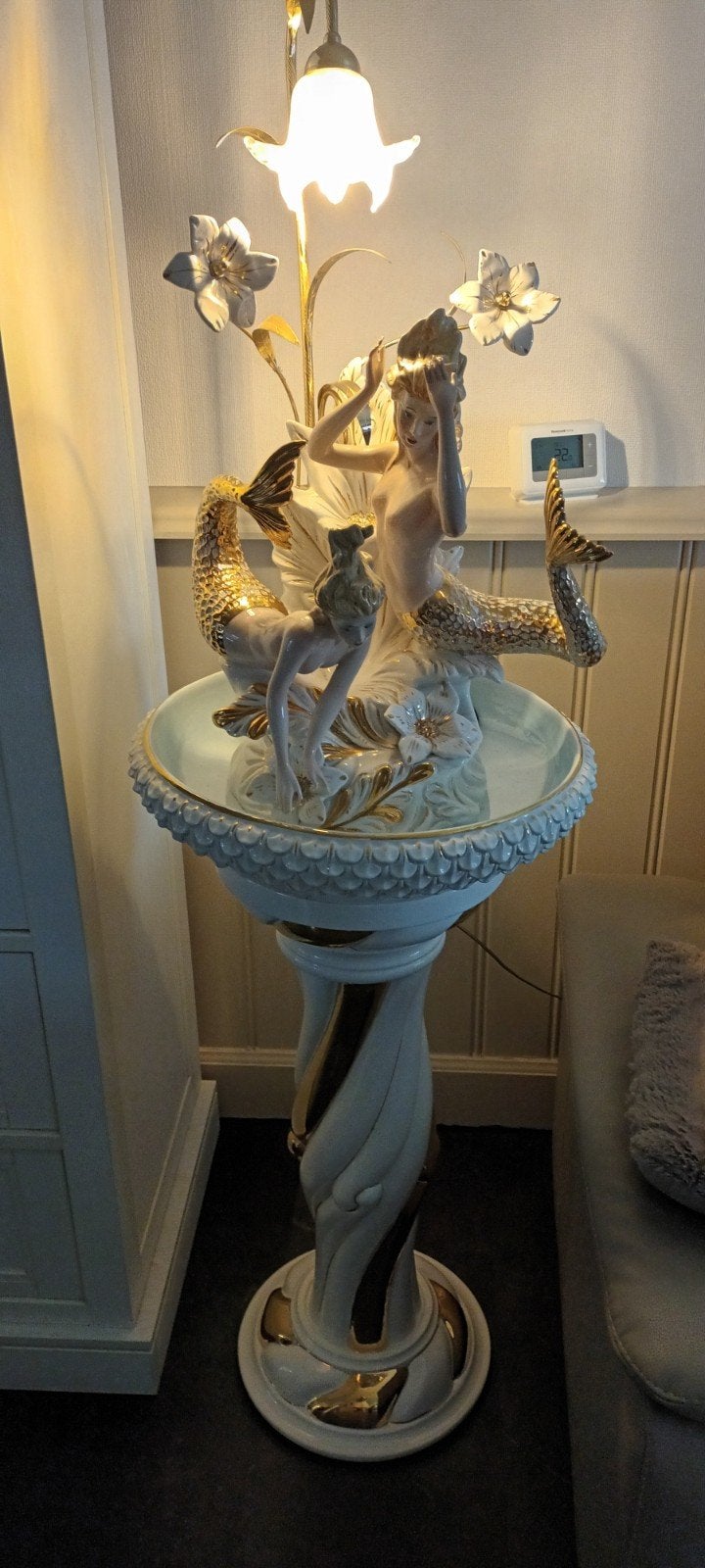 Staanlamp, Ophalen