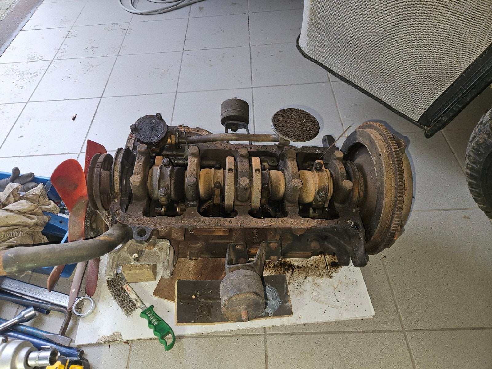 Pinto motor 2.0, Ophalen