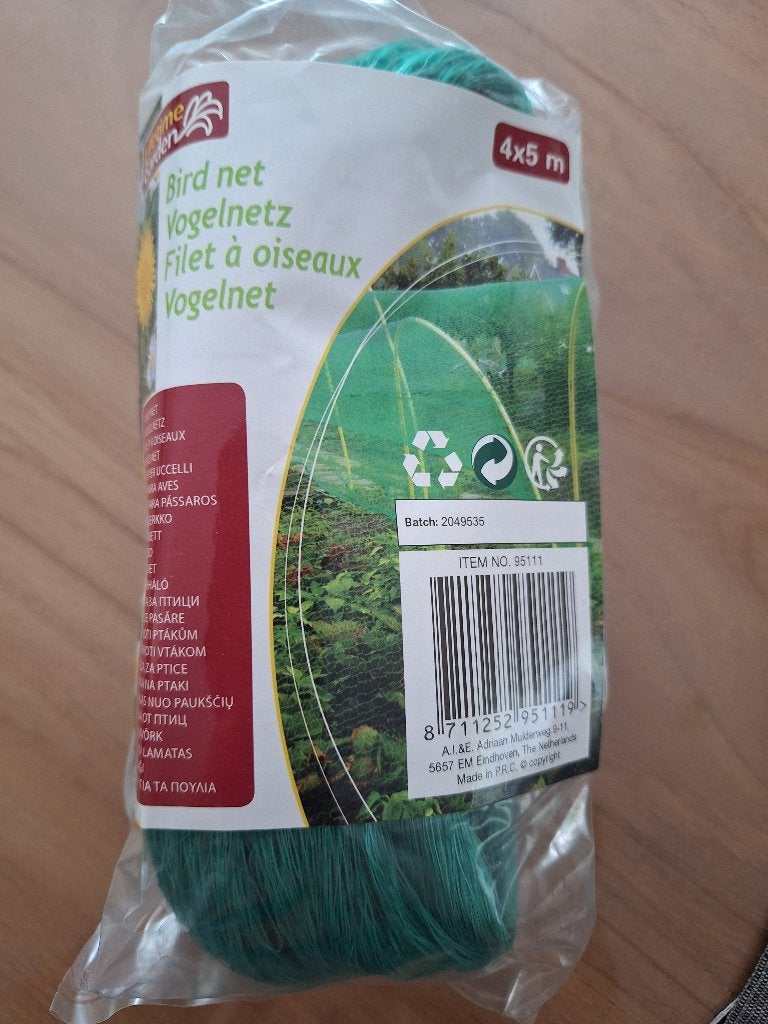 Vogelnet 4 x5 m, Tuin en Terras, Ophalen, Nieuw, Ongediertebestrijding