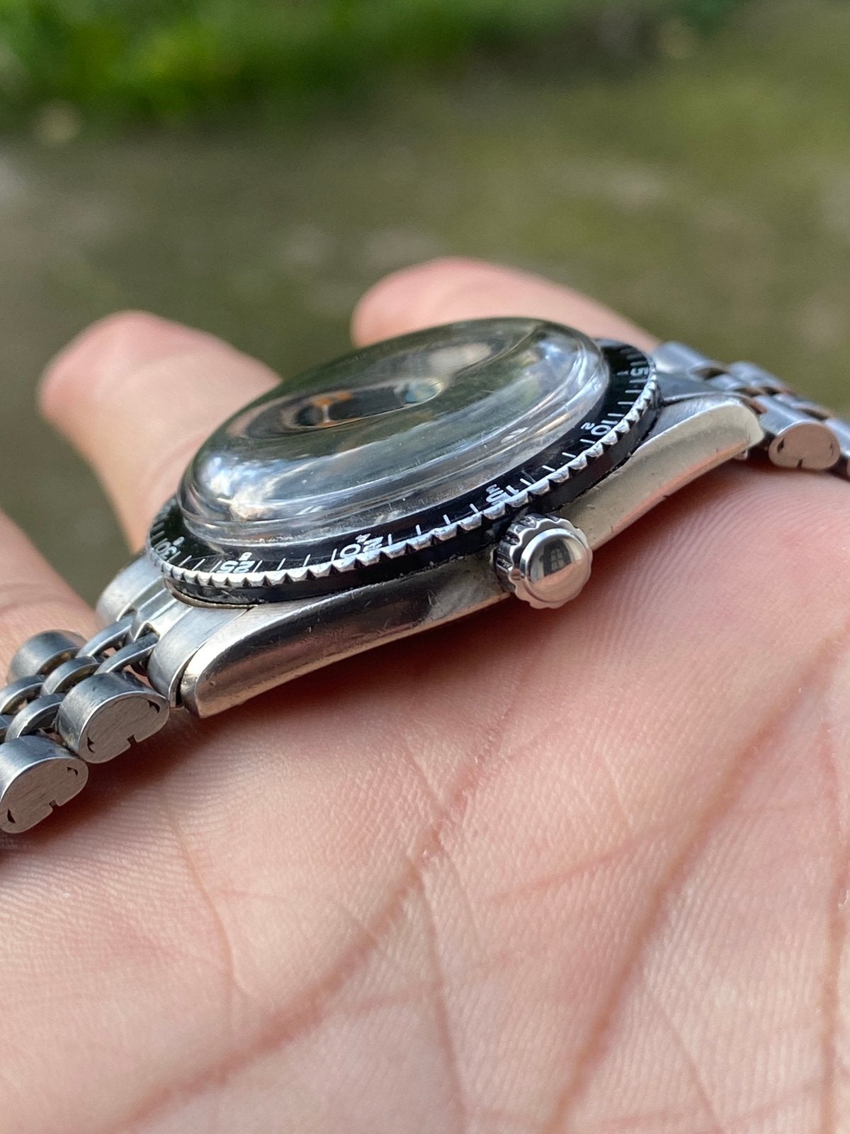 Jaquet Girard Geneve Skindiver Automatic ‘70, Overige merken, Staal, Gebruikt, Staal