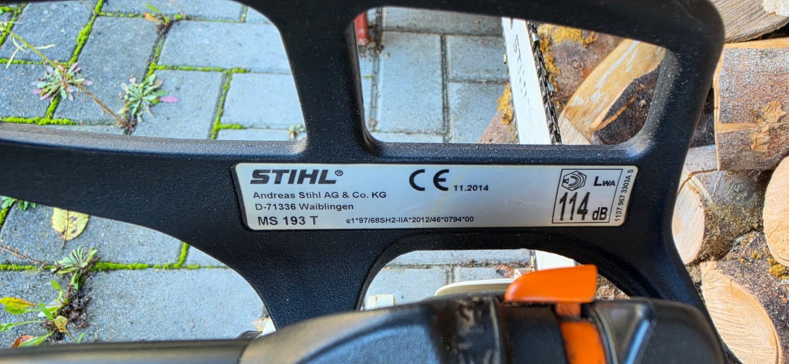 À VENDRE – STIHL MS 193 T – ENTRETIEN COMPLET, Jardin & Terrasse, Enlèvement