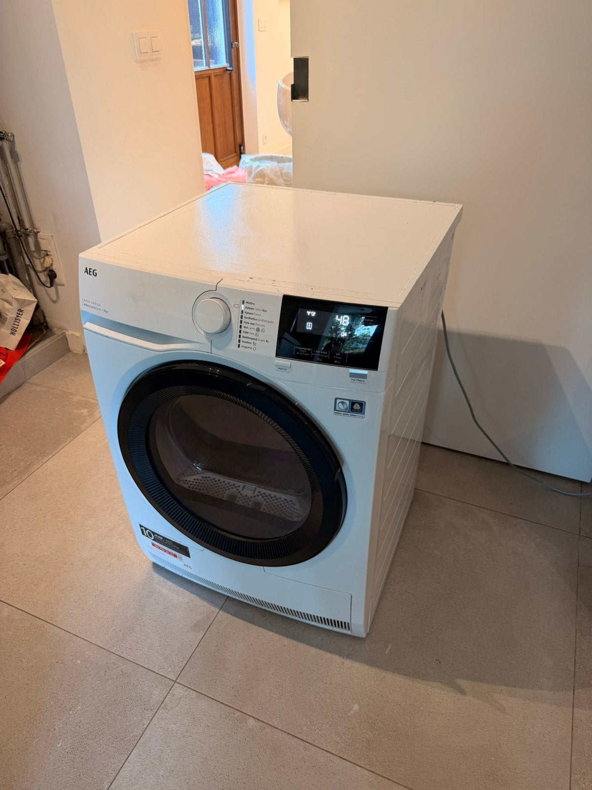 Aeg 8000, Electroménager, Lave-linges séchants, 8 à 10 kg, Enlèvement, Utilisé, 85 à 90 cm