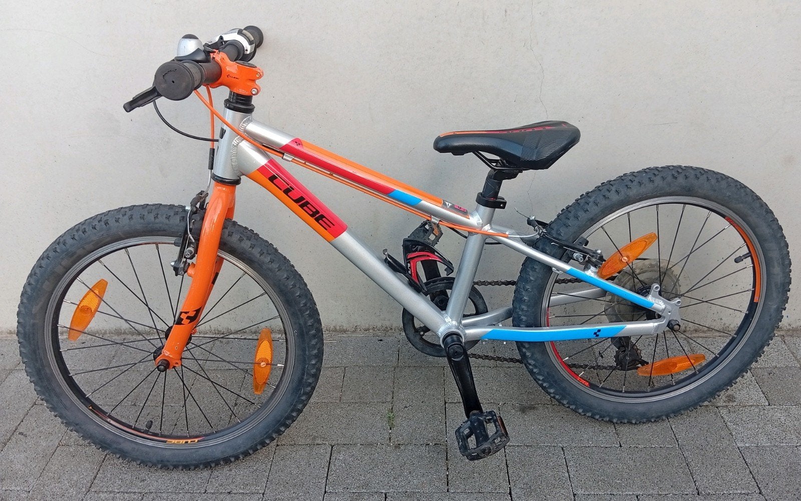 MTB kinderfiets alu Cube 200 20inch 7speed NIEUWPRIJS 409€🚴, Fietsen en Brommers, Ophalen, Gebruikt, Velgrem, Aluminium