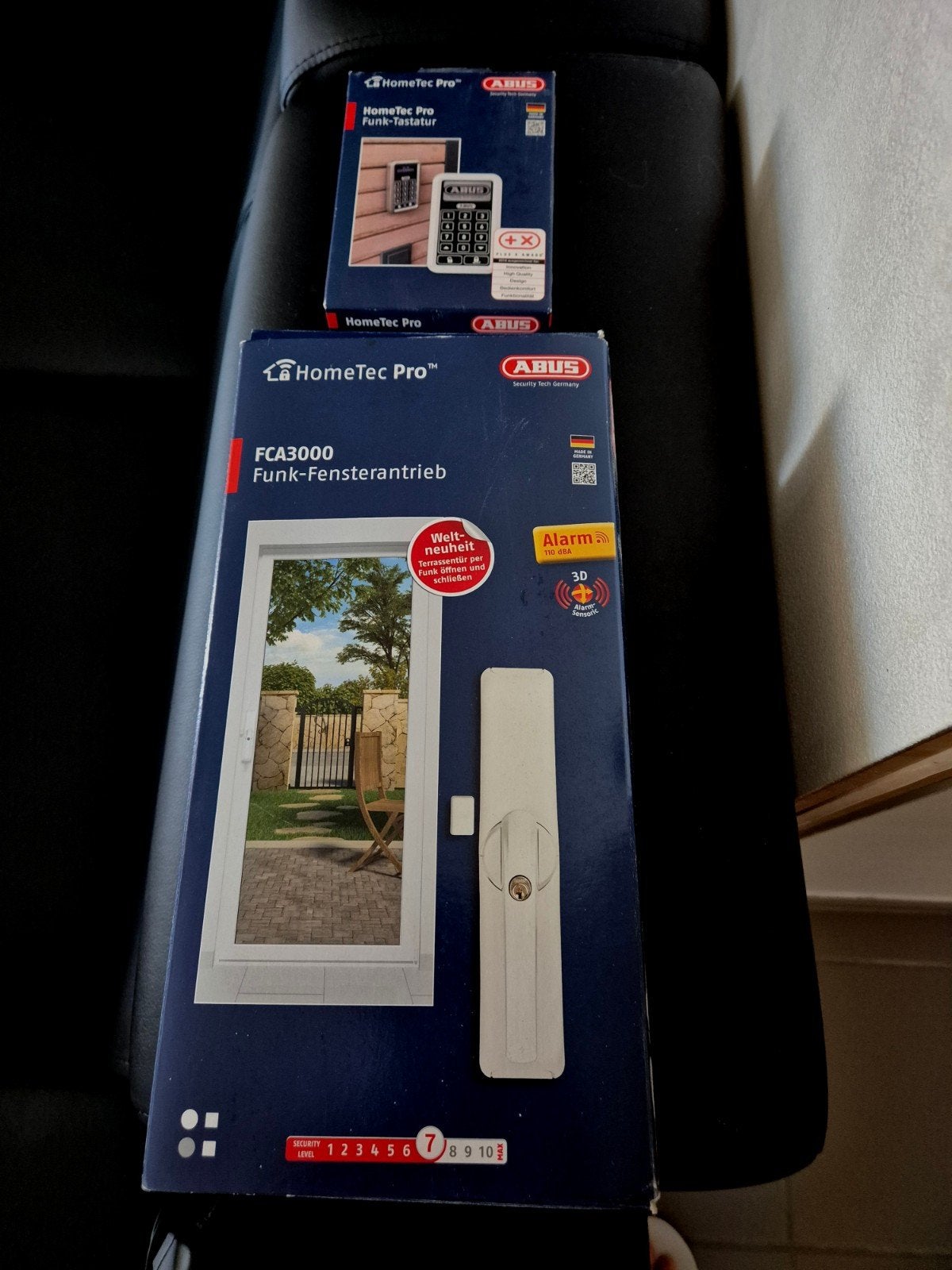 Lecteur de vitres sans fil HomeTec Pro ABUS (en parfait état, Bricolage & Construction, Systèmes d'alarme, Enlèvement ou Envoi