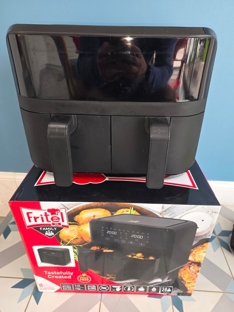 Fritel SnackTastic 8180, Elektronische apparatuur, Frituurpannen, 4 liter of meer, Ophalen, Nieuw, Duo-friteuse