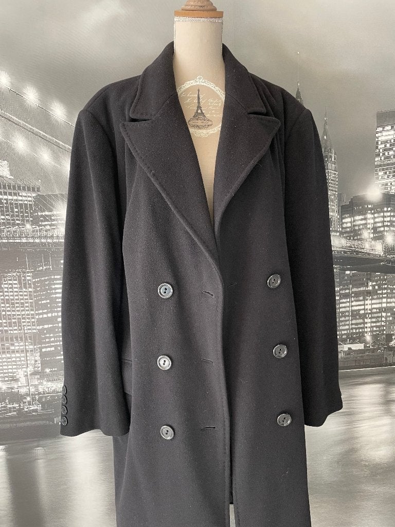 stijlvolle jas mantel vest WOL - Ulla Popken - XL (46-48), Kleding | Dames, Verzenden, Zwart, Maat 46/48 (XL) of groter, Ulla Popken