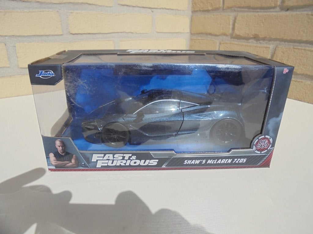 Fast and Furious SHAW'S MCLAREN 720S 1:24, Ophalen of Verzenden, Nieuw, Auto, Jada