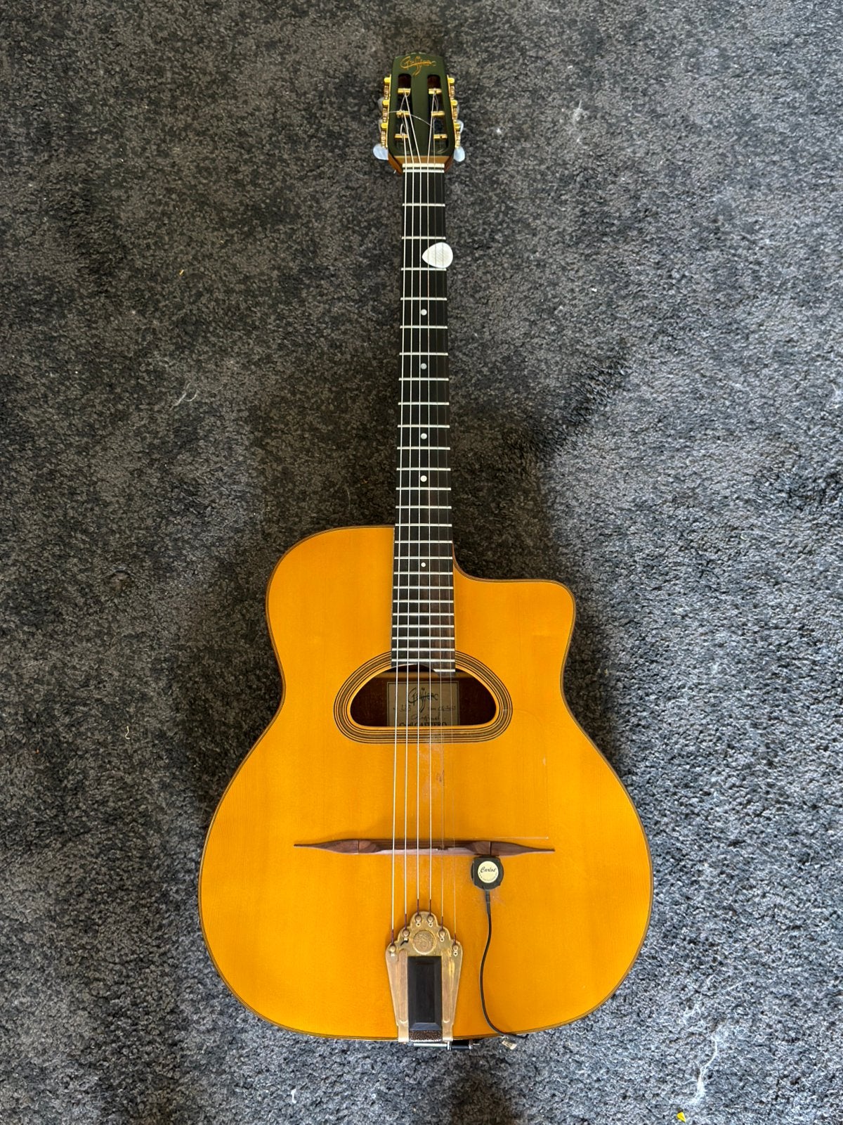 Jazz manouche Gypsy jazz guitare, Muziek en Instrumenten, Snaarinstrumenten | Gitaren | Akoestisch, Ophalen, Zo goed als nieuw