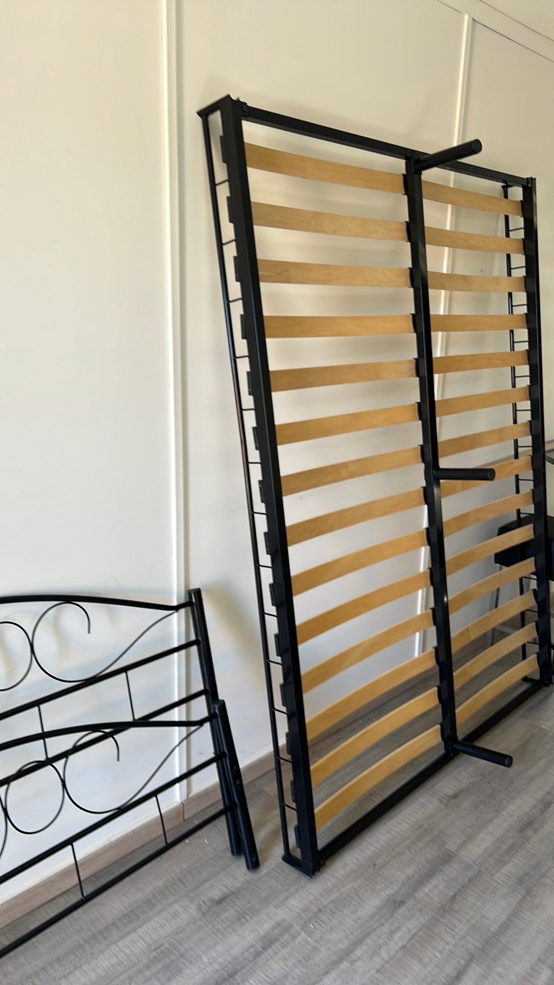 Bed met lattenbodem, Huis en Inrichting, Ophalen, Zo goed als nieuw
