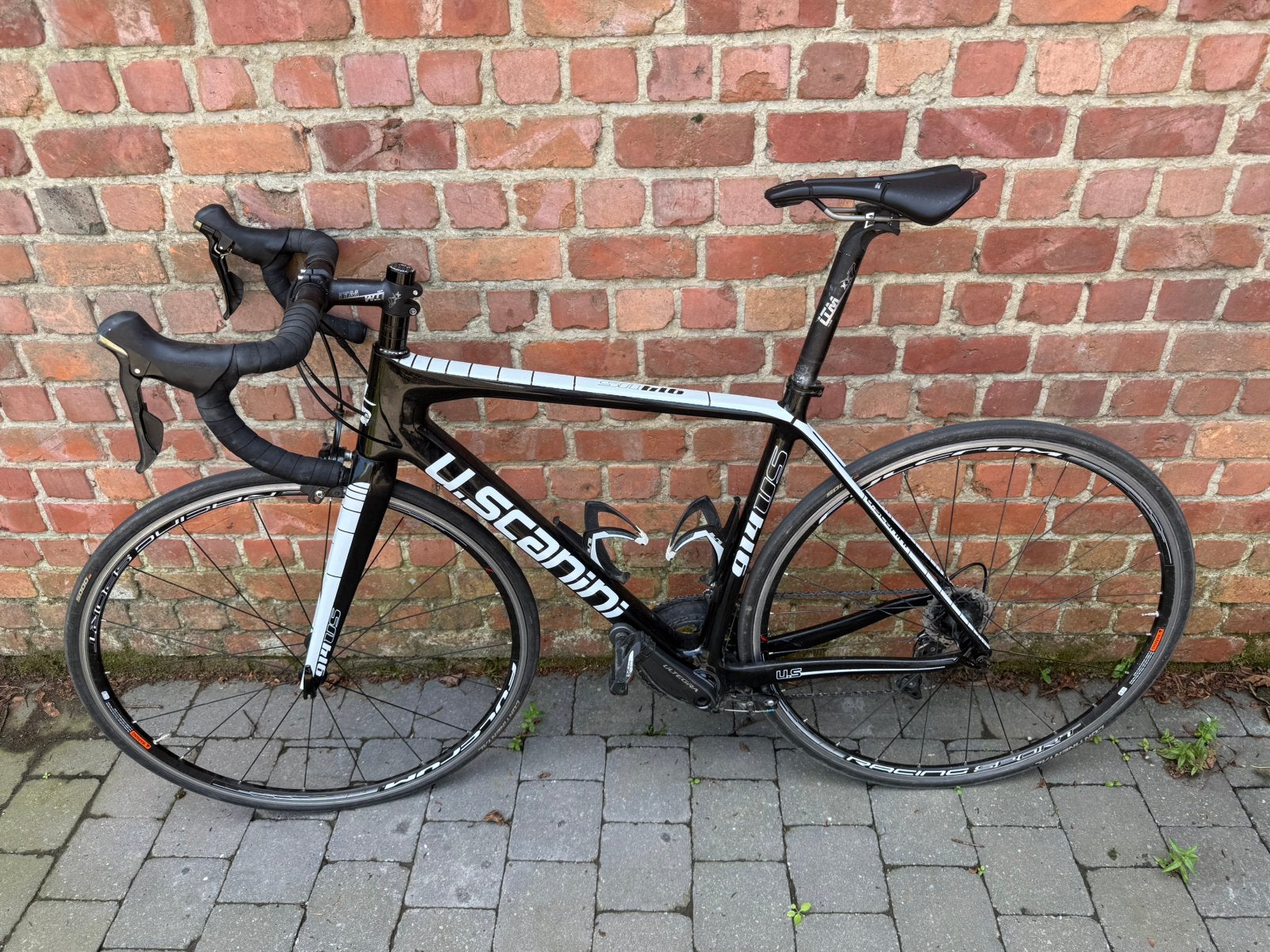 Racefiets Koersfiets Heren Carbon U Scanini 914, Vélos & Vélomoteurs, Autres marques, Enlèvement, Utilisé, Hommes