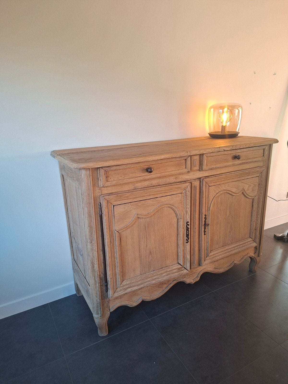 Klassieke eiken tweedeurs kast / dressoir – Louis XIV stijl, Enlèvement, Chêne