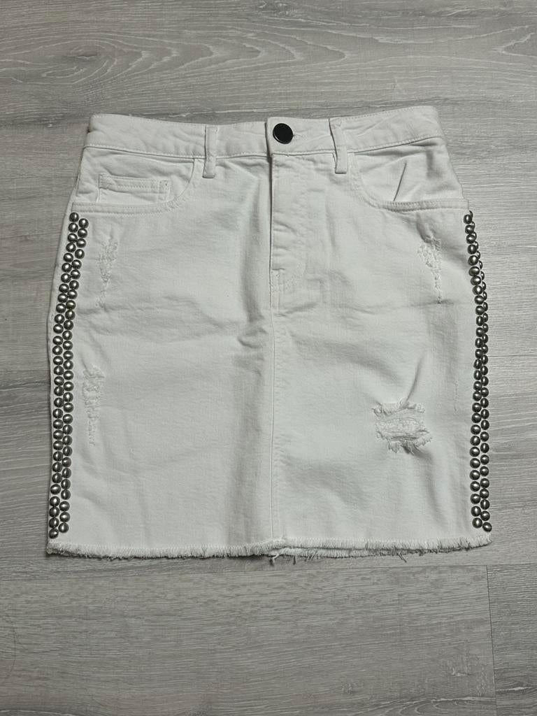 Jupe en jean blanche neuve Etienne marcel taille 34, Kleding | Dames, Ophalen of Verzenden, Nieuw, Maat 34 (XS) of kleiner, Wit