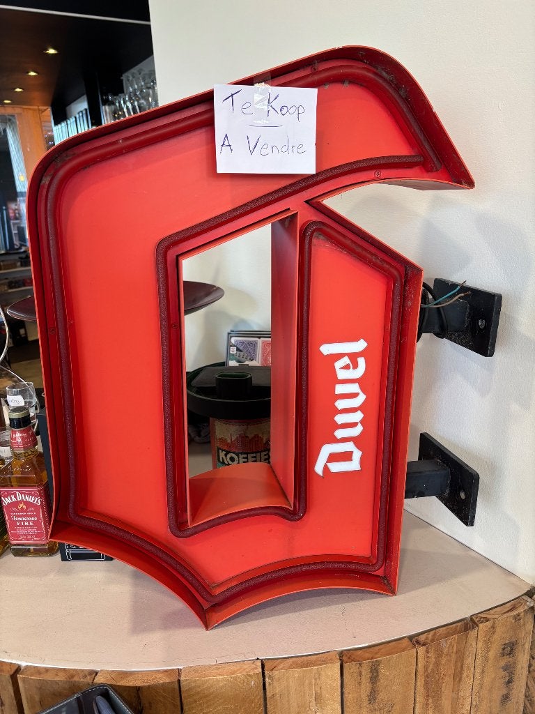 Duvel hanglamp, Ophalen, Gebruikt