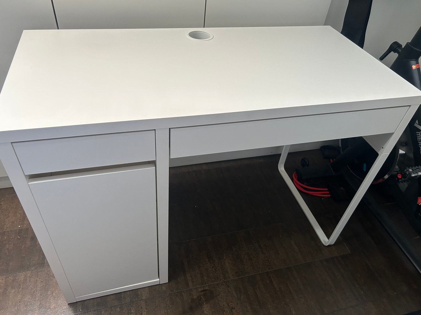 Bureau, Avec tiroirs, Bureau d'ordinateur, 50 cm, Enlèvement