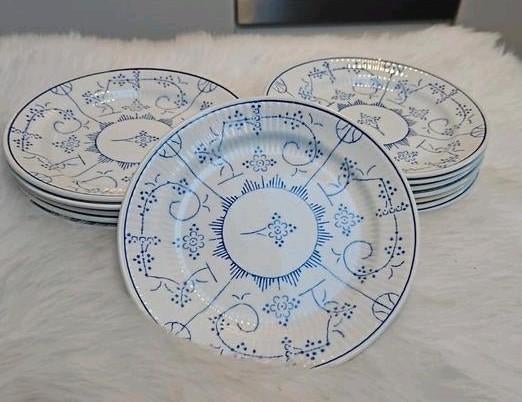 6 dessertborden Boch Copenhague - setprijs, Ophalen of Verzenden