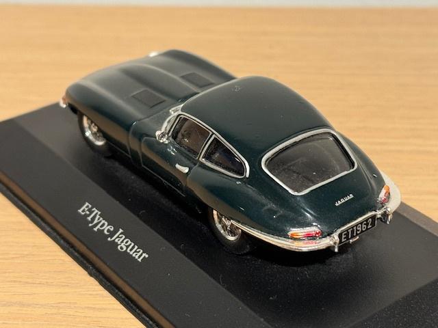 Jaguar Type E miniature — Éditions Atlas — Échelle 1:43, Collections, Enlèvement ou Envoi, Comme neuf, Voitures