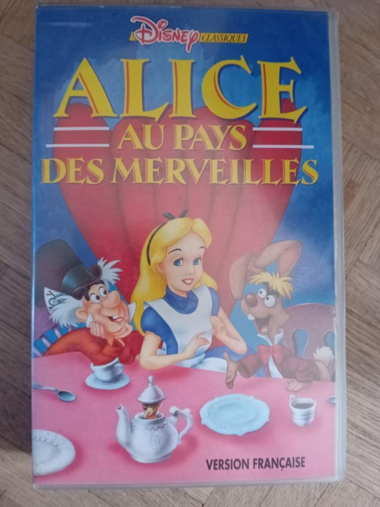 Cassette vhs Alice au pays des merveilles, Ophalen of Verzenden