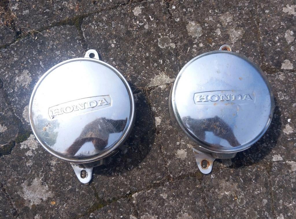 Cover chroom ontsteking Honda Camino, Fietsen en Brommers, Brommeronderdelen | Oldtimers, Zo goed als nieuw, Overige merken, Overige typen