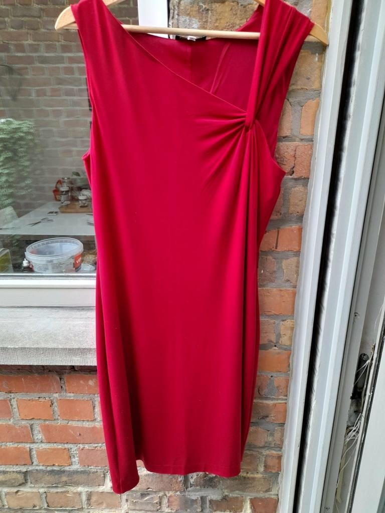 Robe de cocktail rouge « Emporio Armani » taille 38, Rouge, Taille 38/40 (M), Enlèvement ou Envoi, Robe de cocktail
