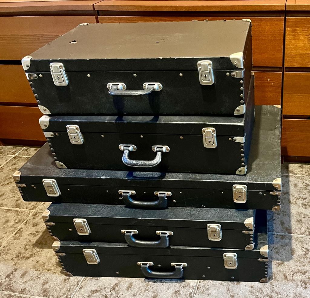 5 vieilles valises, Antiquités & Art, Enlèvement