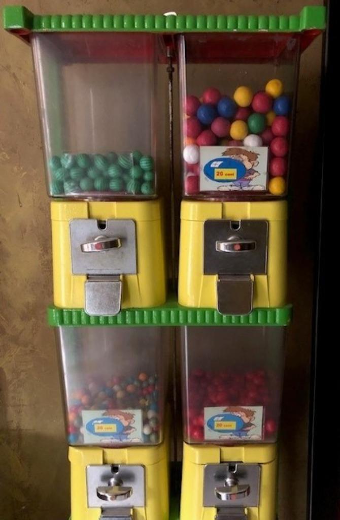 Retro kauwgomballen automaat Brabo, Verzamelen, Automaten | Overige, Ophalen, Gebruikt