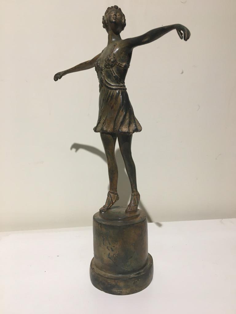 Sculptuur Pierre Chenet, Antiek en Kunst, Ophalen of Verzenden, Brons