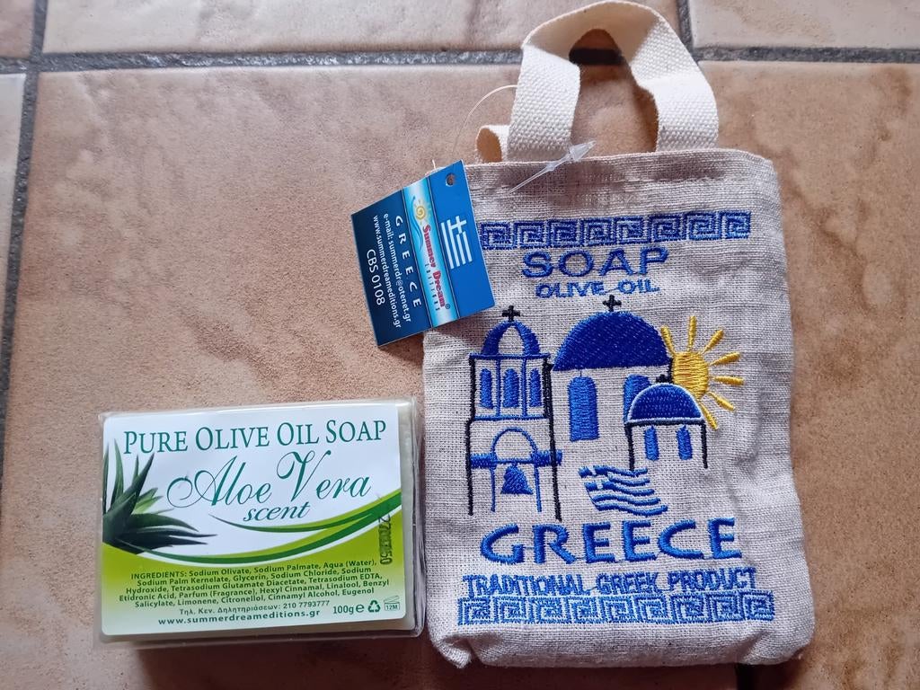 Savon à base d'huile d'olive et aloe vera, Enlèvement, Neuf, Tout le visage, Nettoyage