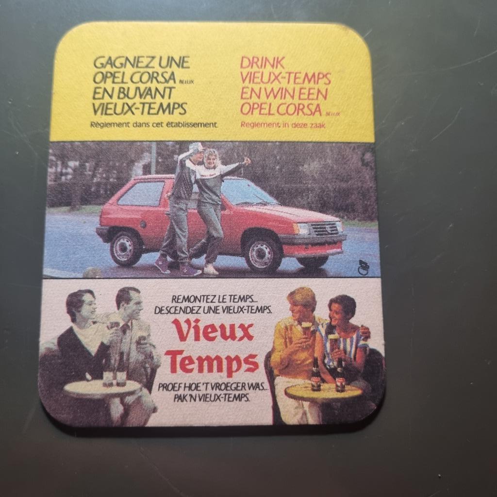 Sous Bock Vieux-Temps (modèle 12), Enlèvement ou Envoi, Utilisé, Sous-bock, Autres marques
