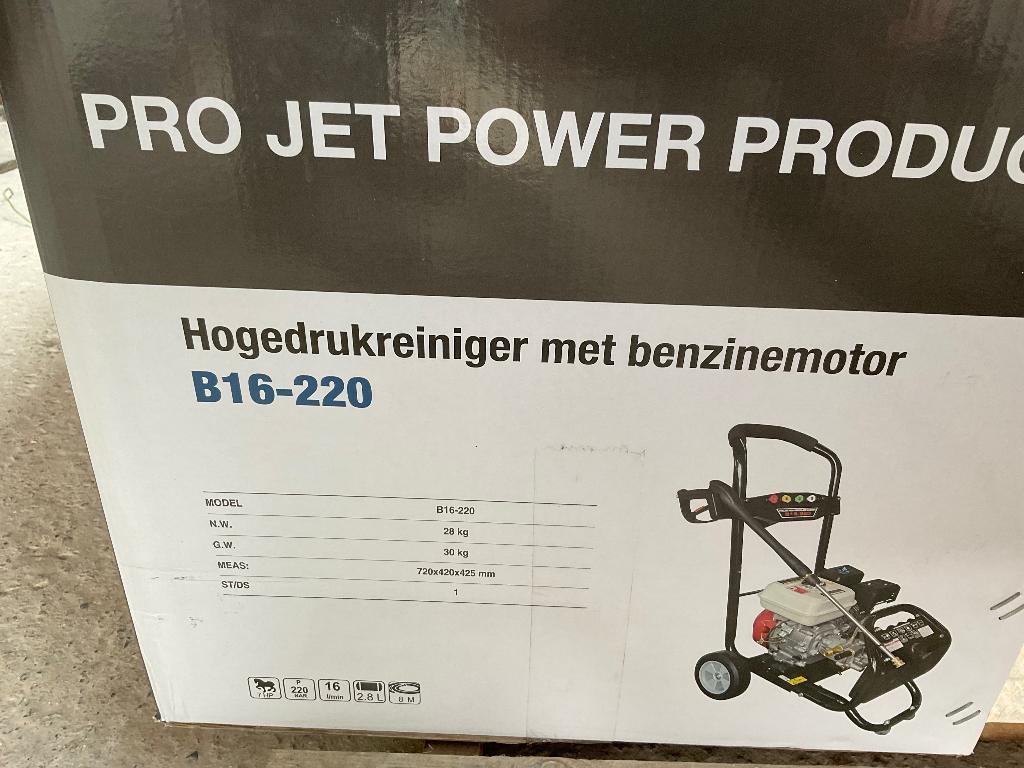 Hogedrukreiniger, Tuin en Terras, Ophalen, Nieuw, Benzine, Pro-jet