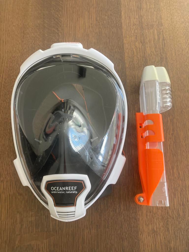 Snorkelmasker Ocean reef Aria S/M, Watersport en Boten, Ophalen of Verzenden, Gebruikt, Snorkelmasker