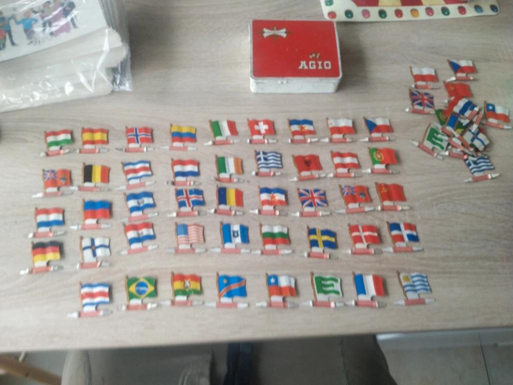 Jackpot metalen vlaggen L'Alsacienne koekjes, Ophalen of Verzenden, Gebruikt, Overige typen