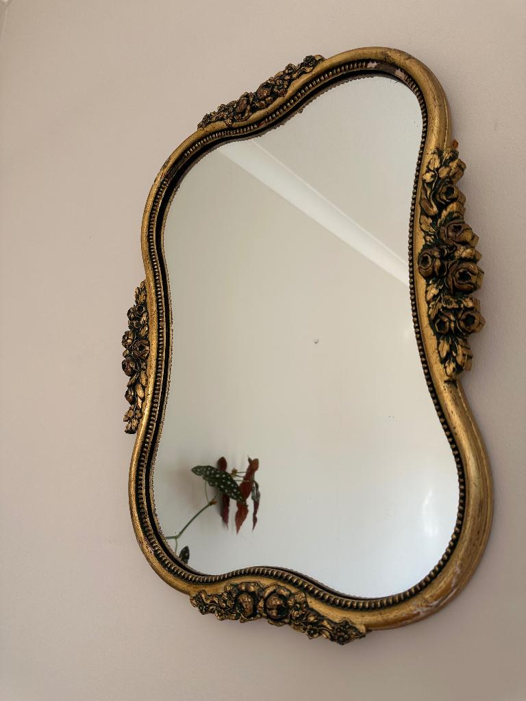 Miroir ancien, unique et élégant - Style Louis XVI, Antiquités & Art, Antiquités | Miroirs, Moins de 50 cm, Moins de 100 cm, Autres formes