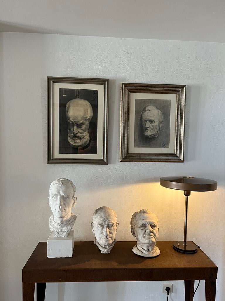 Œuvre classique au fusain - Anne Rutten, Antiquités & Art, Enlèvement
