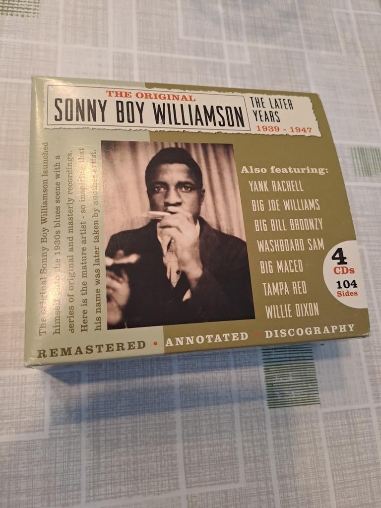 Sonny Boy Williamson ; The Later Years 1939-1947 4cd box, Boxset, Ophalen of Verzenden, Zo goed als nieuw, 1940 tot 1960