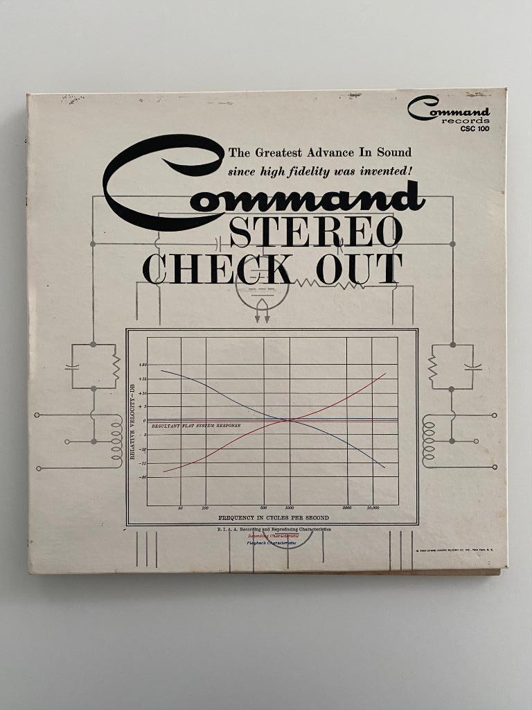 LP Command Stereo Check Out, Enlèvement ou Envoi, Comme neuf, 12 pouces